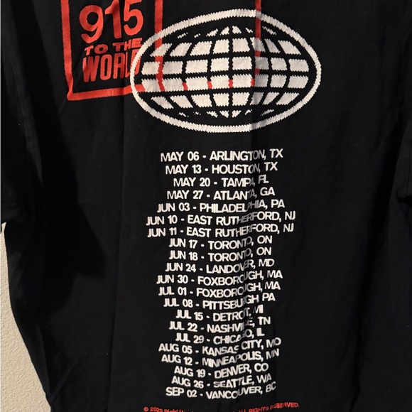 KHALID Summer Tour Black T-Shirt with Red Graphic Men's Size Large - Picture 9 of 10